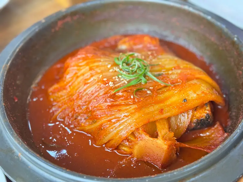 묵은지 고등어 쌈밥