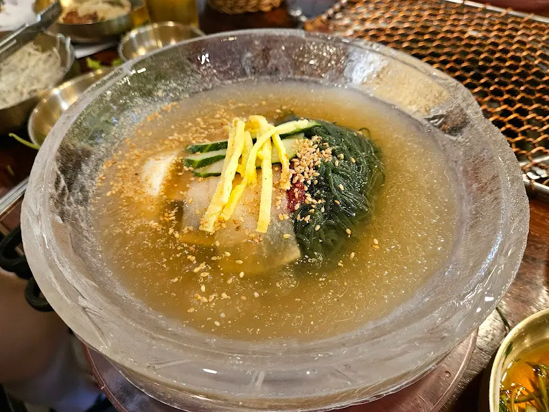 일월산 완벌갈비 물냉면