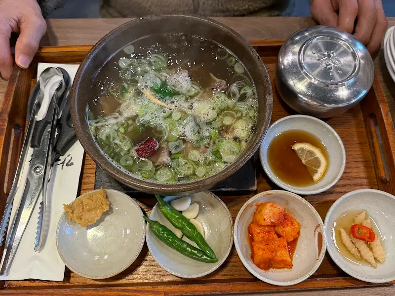 강갈비탕 한상차림