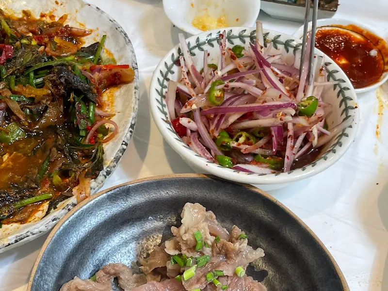 맛깔스러운 해산물 한 상 차림