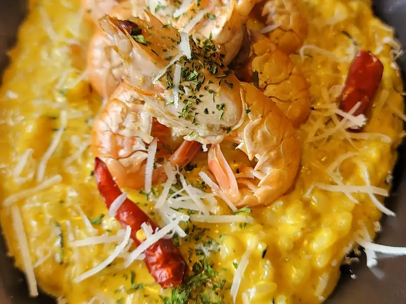 딱새우리조또 클로즈업