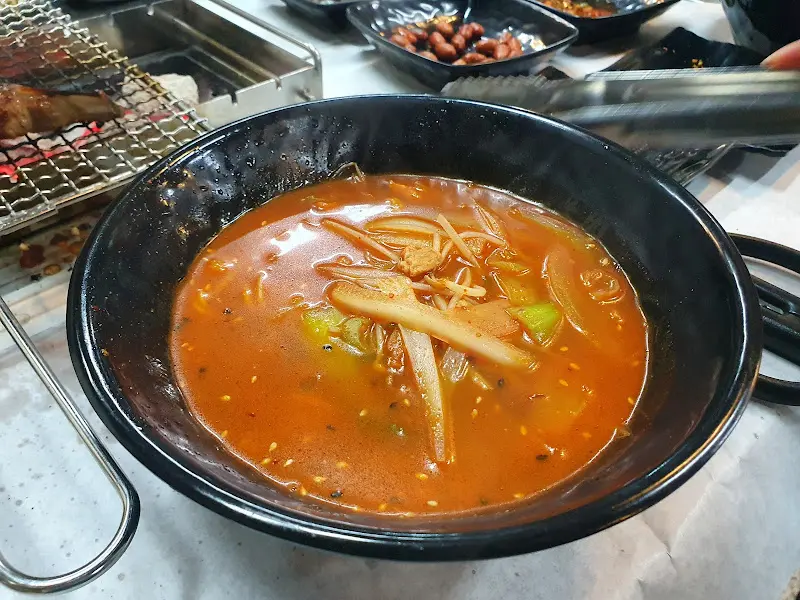 따뜻한 온면