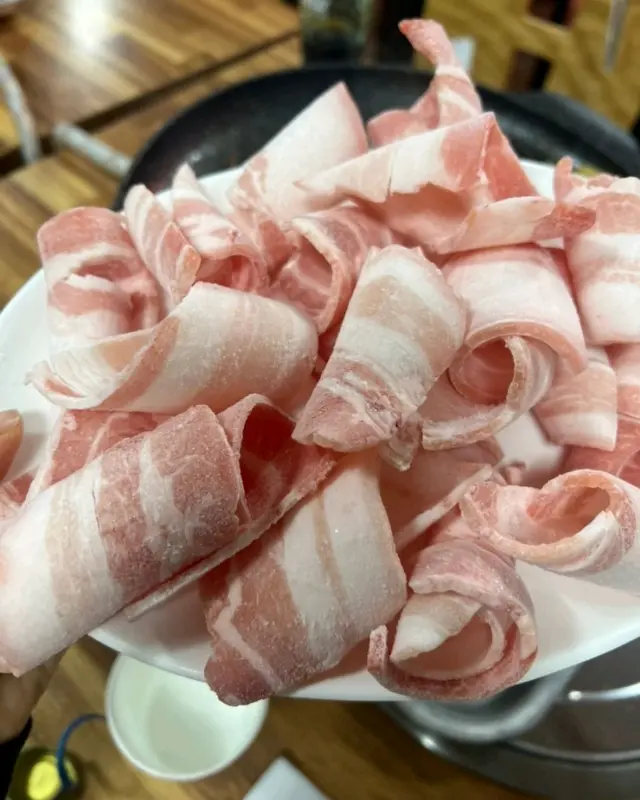 대패삼겹살 비주얼