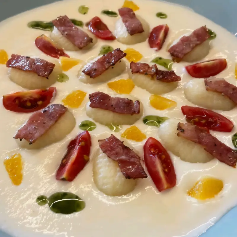 토핑이 아름다운 뇨끼