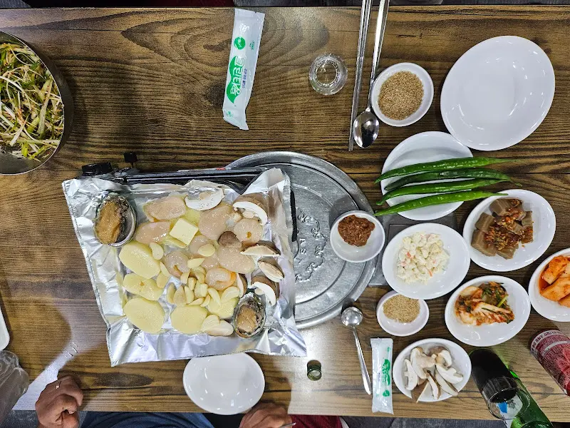 해물 요리 한 상 차림