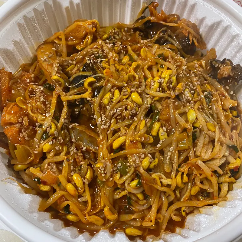 콩나물과 아구의 환상적인 조화