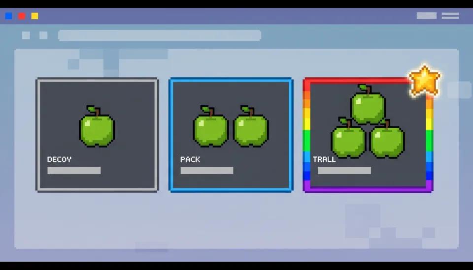 단품 구매보다 세트 구매가 더 매력적으로 보이도록 디자인된 가격 비교 옵션과 베스트 밸류 태그가 붙은 번들 상품의 UI 디자인