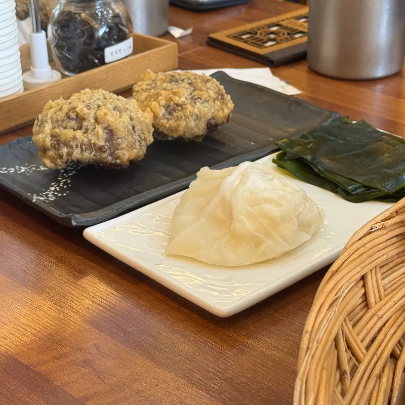 왕버섯 표고버섯 튀김