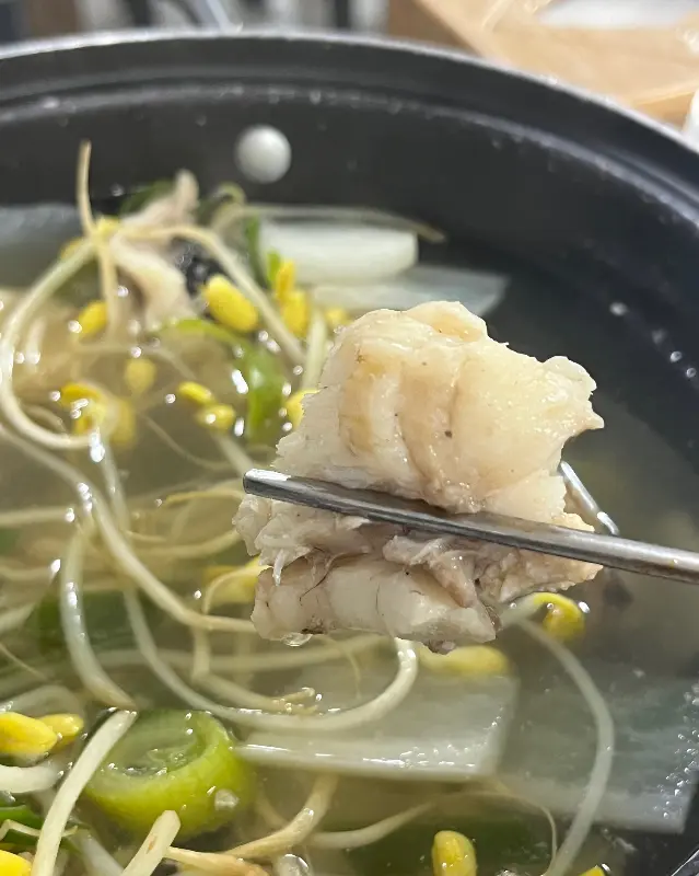 푸짐한 아구찜 한 상