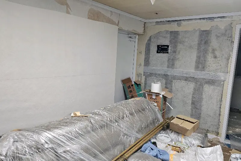 도배 시공 전후 비교