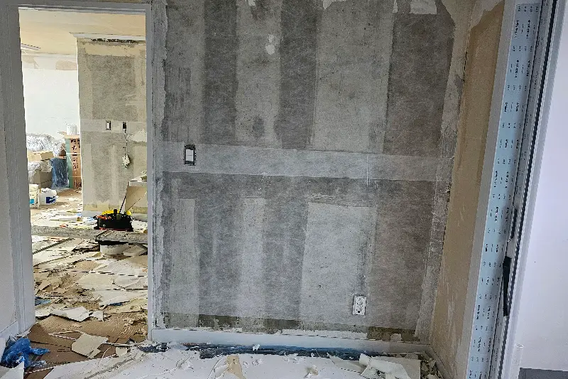 도배 시공 현장