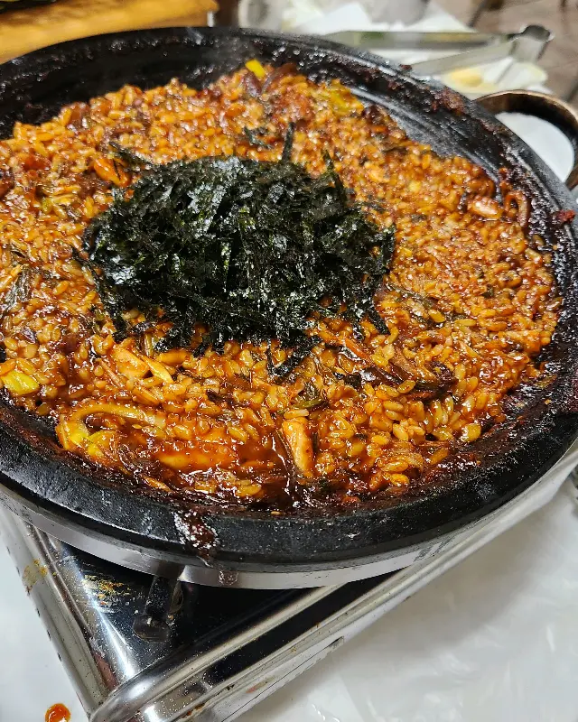 쭈꾸미 볶음 후에 볶아먹는 볶음밥