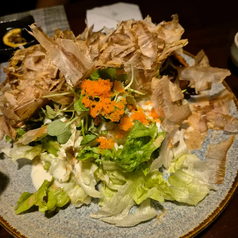 가쓰오부시 샐러드