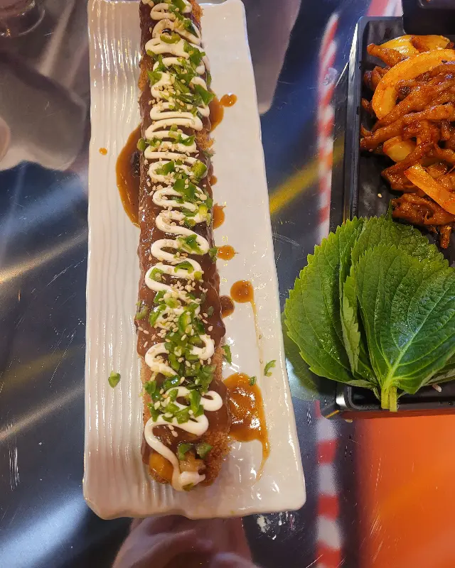 돈까스와 오징어 튀김