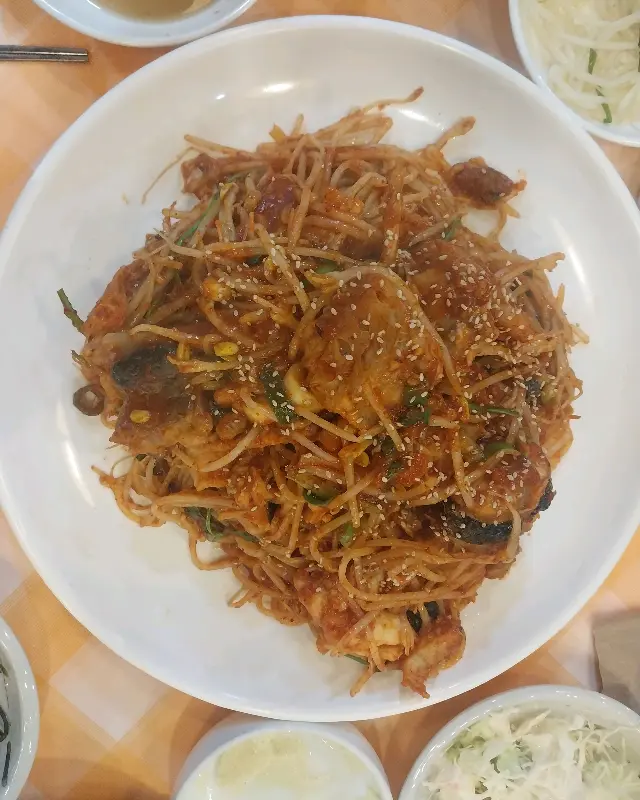 아구찜의 전체적인 모습