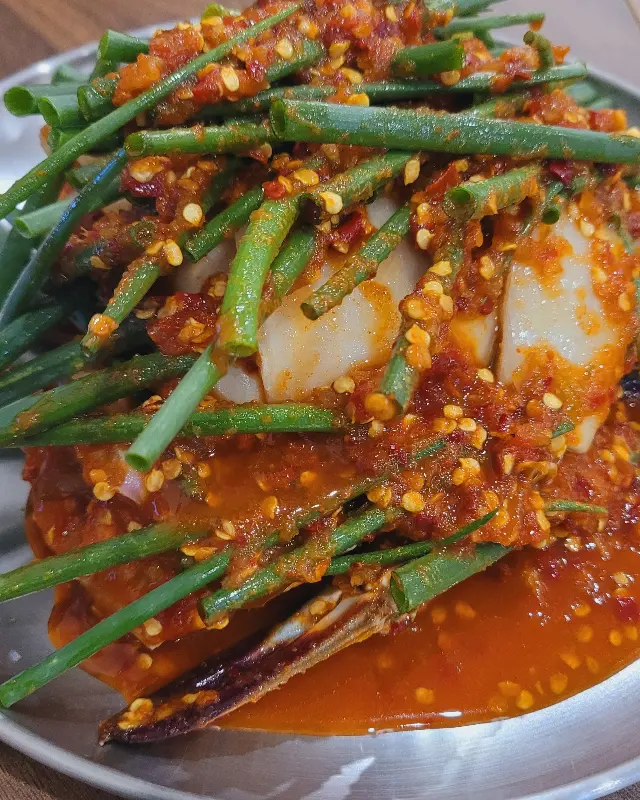 매콤한 꽃게무침