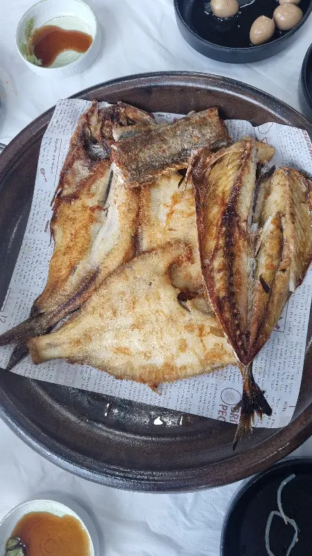 모듬 생선구이 한 상차림