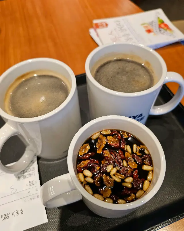 아메리카노와 쌍화차