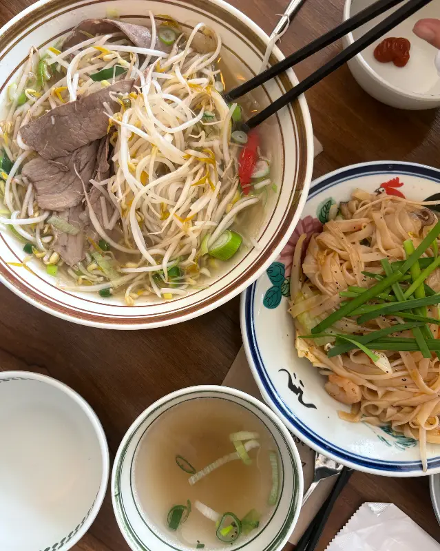 쌀국수와 볶음 쌀국수