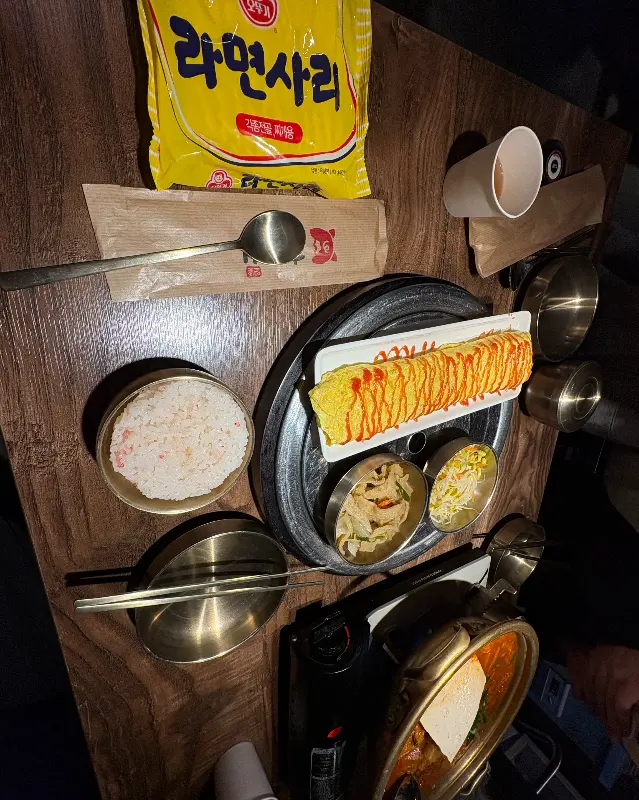 계란말이와 김치찌개, 완벽한 조화