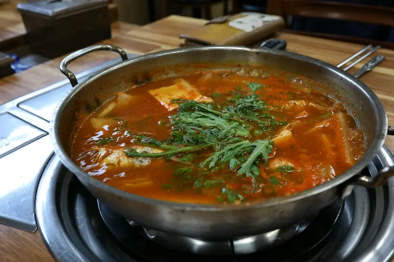 김치찌개의 모습