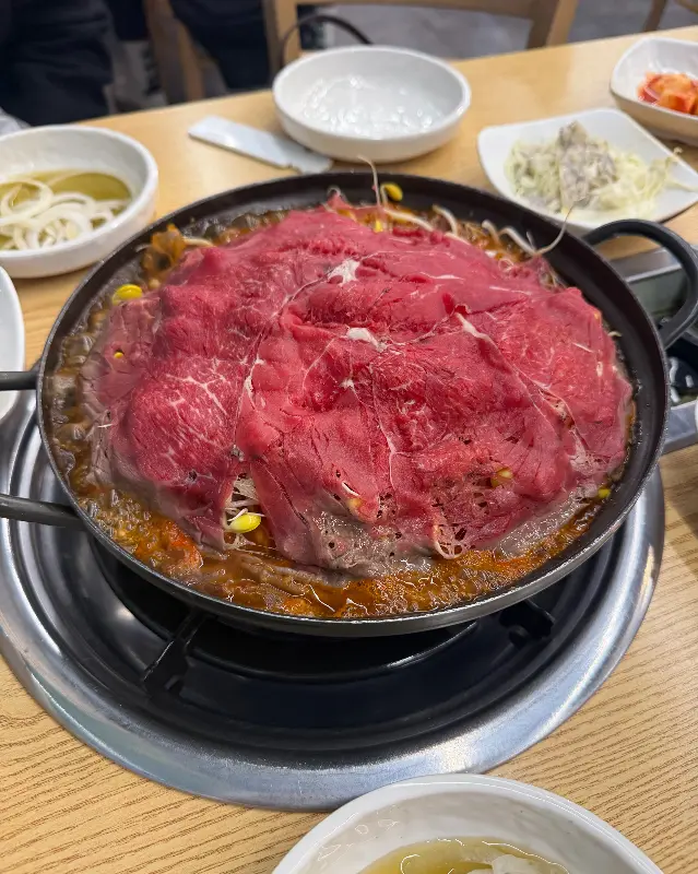 익어가는 물갈비