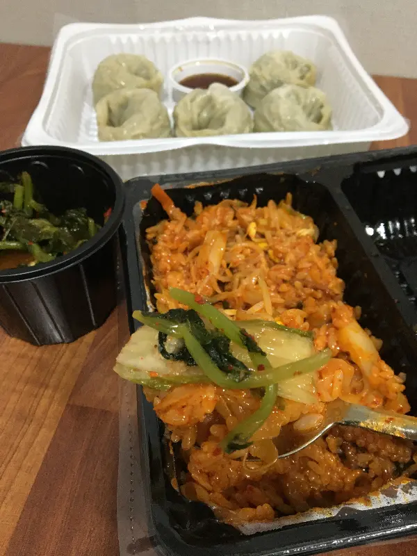 포장해온 낙지덮밥