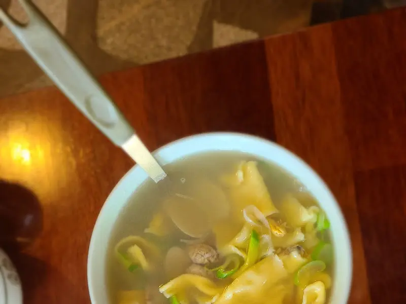 수제비 클로즈업