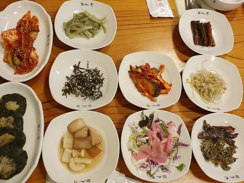 다양한 반찬 클로즈업