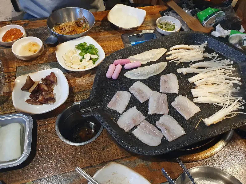 다양한 부위의 고기들