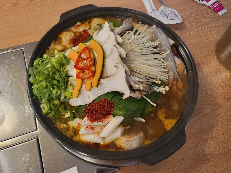 감자탕 근접 사진