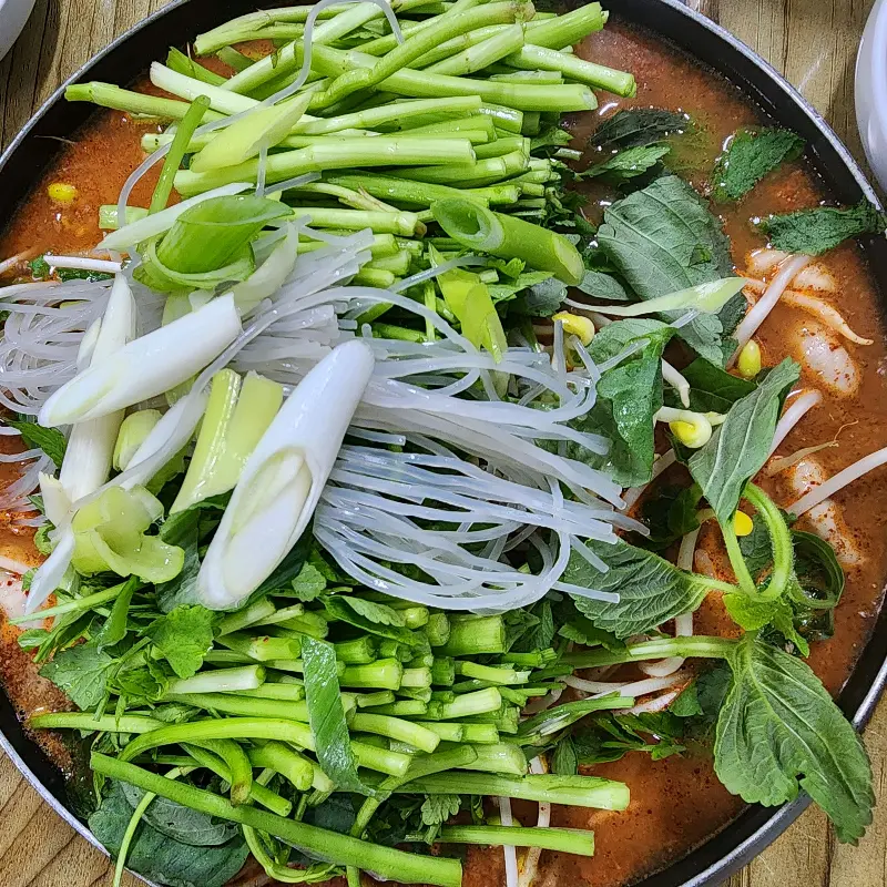 푸짐한 곱창전골