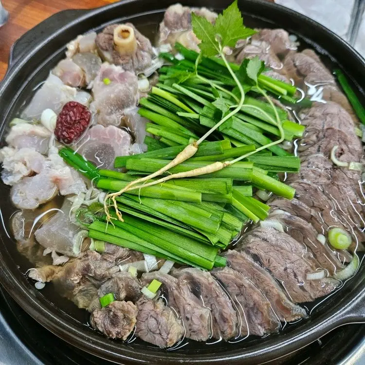 모듬 수육의 비주얼