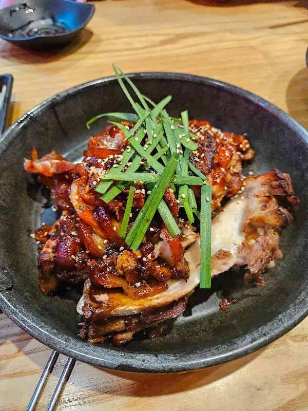 먹음직스러운 족발 클로즈업 사진