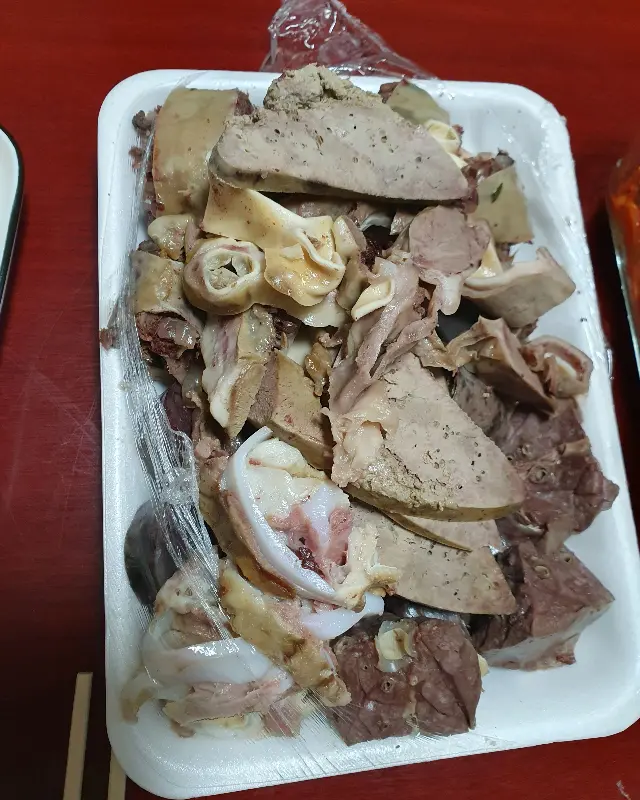 모듬 고기 포장