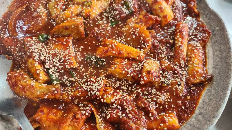 흑태찜 클로즈업