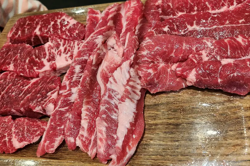 신선함이 느껴지는 소고기