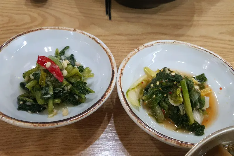 다양한 김치 반찬