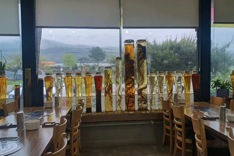 식당 내부 인테리어