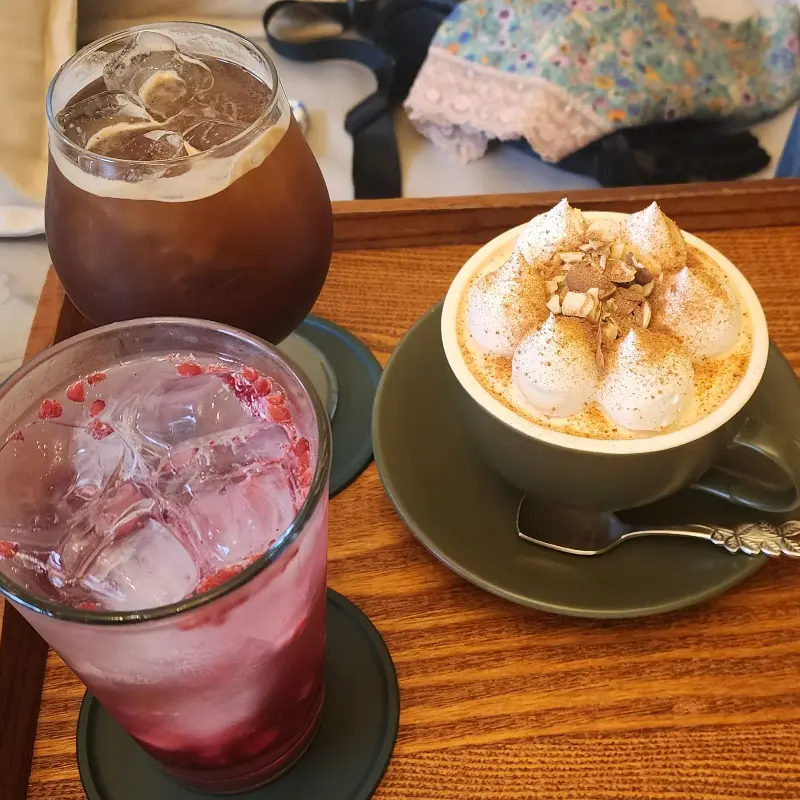 다양한 음료 메뉴