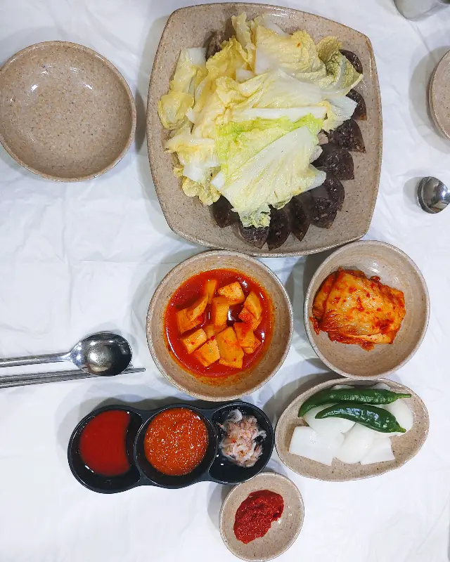 순복이네 기본 상차림