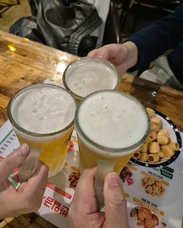 시원한 생맥주