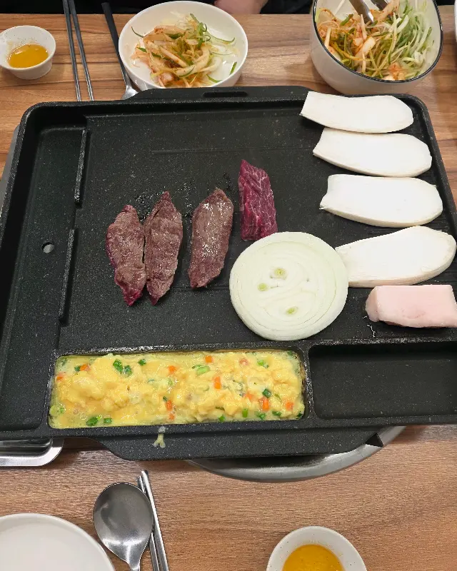 만연축산의 불판