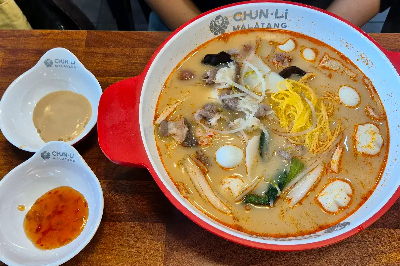 춘리마라탕 마라탕과 소스