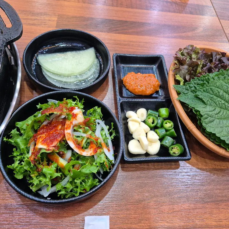 싱싱한 쌈 채소