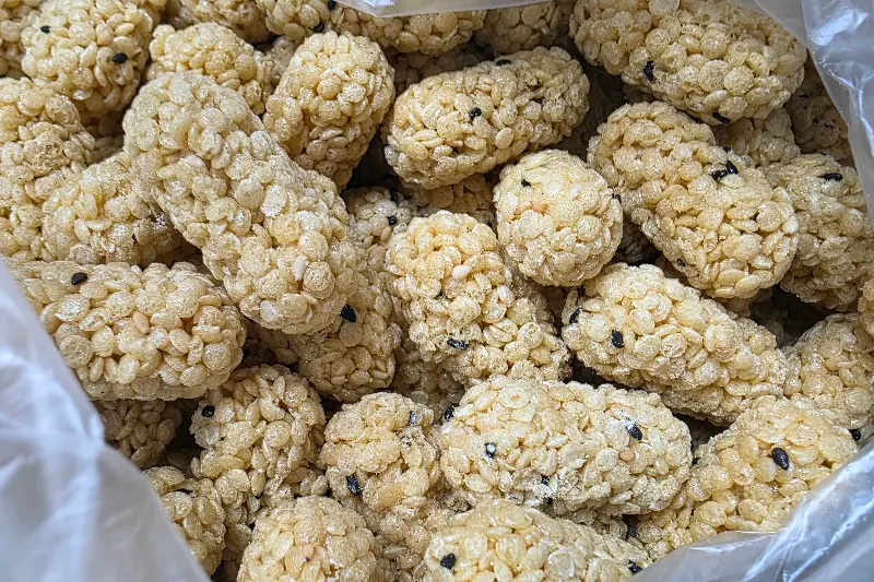 파스쿠찌에서 판매하는 쌀 과자