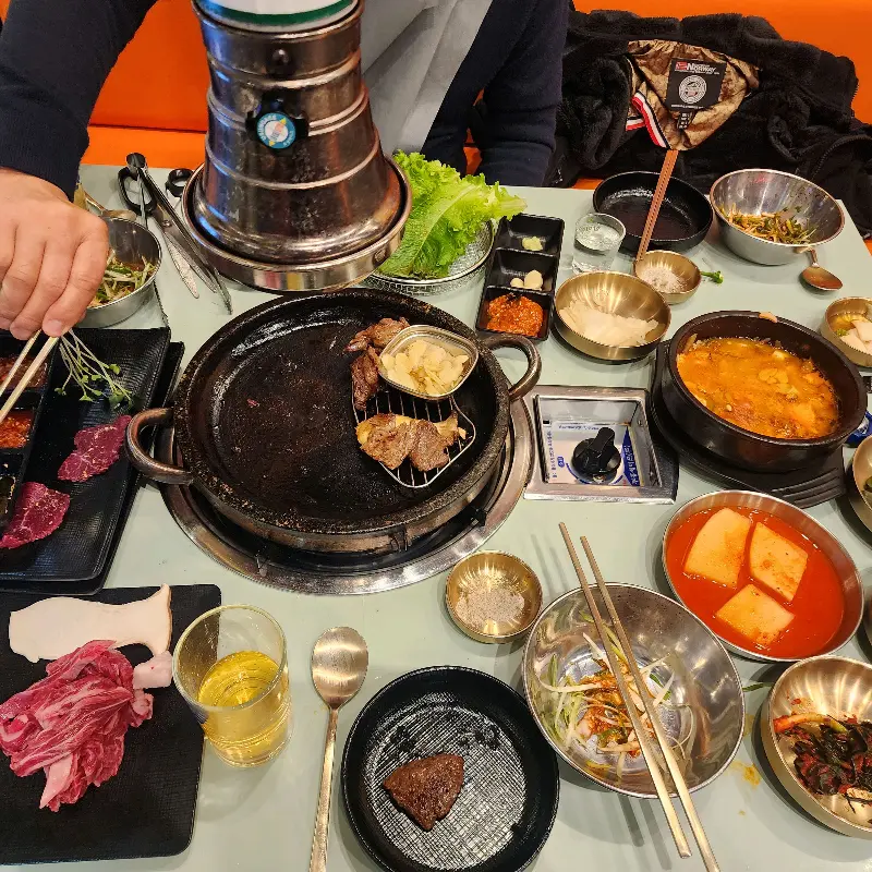 시원한 물냉면으로 마무리!