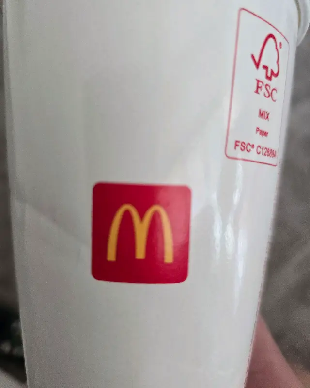 맥도날드 콜라 컵