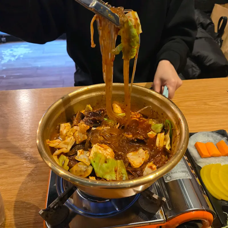 소갈비찜과 밑반찬
