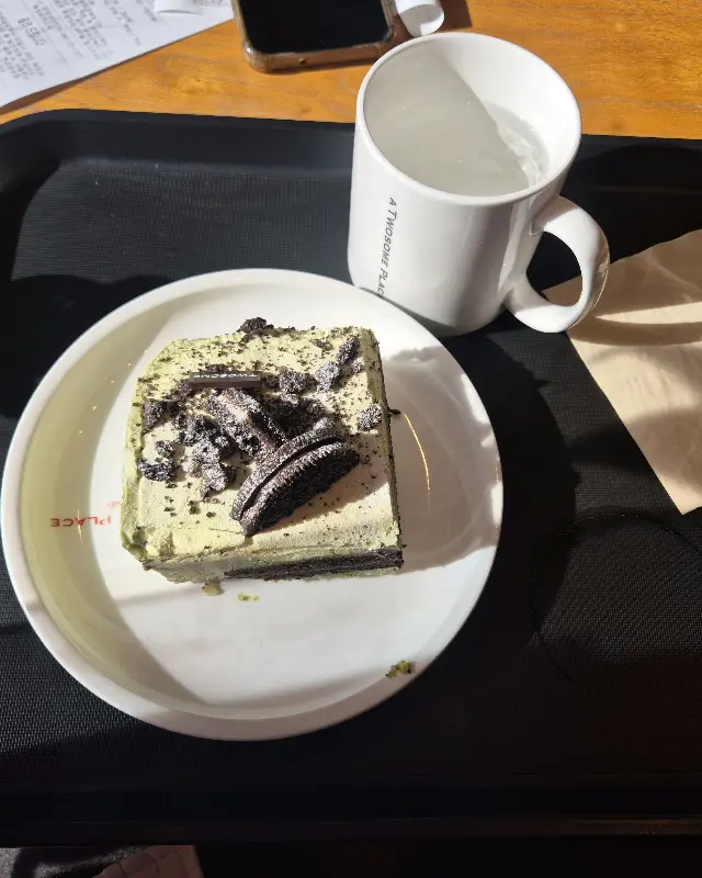 말차 아이스크림 케이크